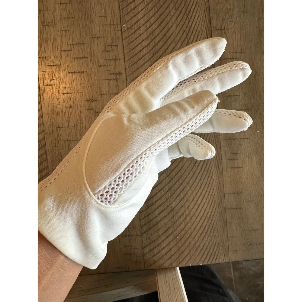 Vintage 1950s/60s Evening Set: Silver Metallic Clutch&2 Pairs White Dress Gloves